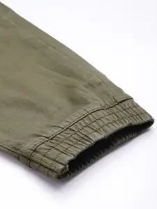 Louis Philippe Jeans Men Low-Rise Joggers Trousers