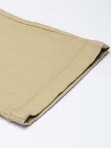 Louis Philippe Sport Men Textured Slim Fit Smart Casual Trousers