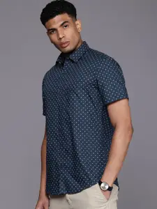 Louis Philippe Sport Men Slim Fit Pure Cotton Printed Casual Shirt