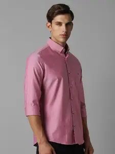 Louis Philippe Sport Slim Fit Button-Down Collar Long Sleeves Cotton Casual Shirt