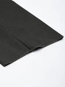 Louis Philippe Men Checked Formal Trousers