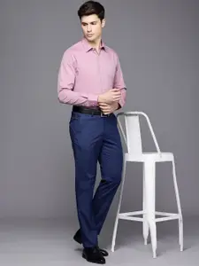 Louis Philippe Pure Cotton Slim Fit Opaque Formal Shirt