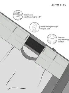 Arrow Slim Fit Mid-Rise Formal Trousers