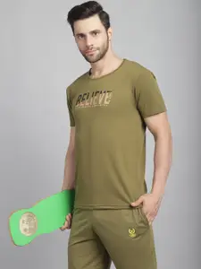 MACK JONNEY Printed Round-Neck T-Shirt With Shorts