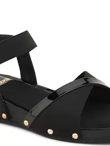 XE Looks Open Toe Wedge Heels