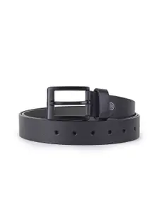 The Roadster Lifestyle Co Men Textured Genuine Leather Tang Closure Belt