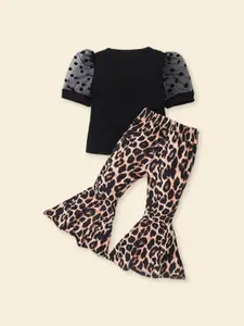 INCLUD Girls Top with Palazzos