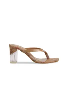 ERIDANI Antonia Transparent Block Heels
