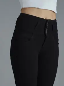 High Star Women High-Rise Clean Look Stretchable Jeans