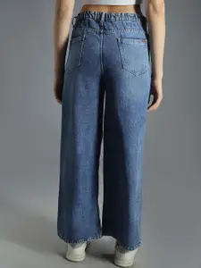 High Star Women 90's Stretchable Distress Cotton Jeans