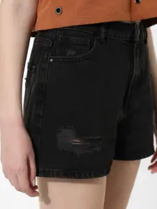 ONLY Women High-Rise Denim Shorts