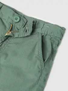 max Boys Mid-Rise Pure Cotton Shorts