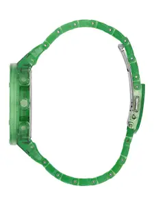 GUESS Athena Multifunction Analogue Green Dial Women Watch - GW0650L3