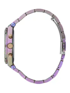 GUESS Heiress Multifunction Analogue Pink Dial Women Watch - GW0440L3