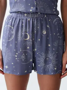 Trendyol Conversational Printed Night suit