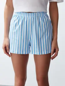 Trendyol Typography Printed Cotton Night suit