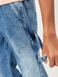 max Boys Mid-Rise Clean Look Heavy Fade Pure Cotton Jeans