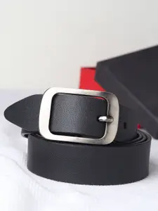 The Roadster Lifestyle Co. Black Men Leather Belt