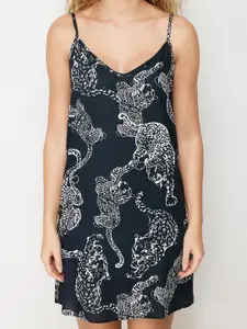 Trendyol Floral Printed Night Suit