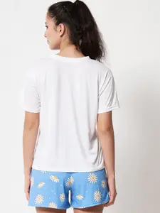 FFLIRTYGO Graphic Printed Night suit