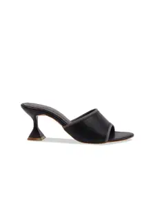 ERIDANI Open Toe Block Heels