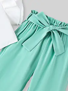 INCLUD Girls One Shoulder Top With Trouser