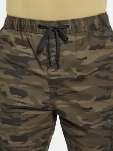 Octave Men Camouflage Printed Cotton Track Pants
