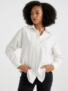 DeFacto Spread Collar Cotton Casual Shirt