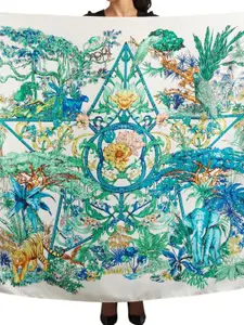 The Tie Hub Women Printed Scarf