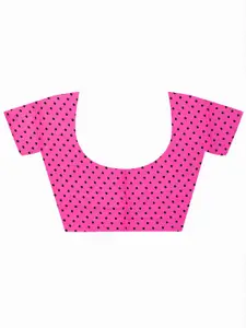 ANAND SAREES Selection Of 2 Polka Dot Printed Sarees