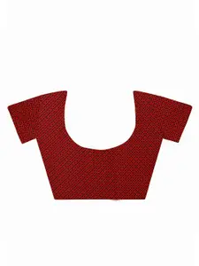 ANAND SAREES Polka Dot Poly Georgette Saree