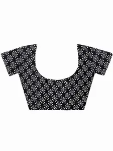 ANAND SAREES Pack Of 2 Floral Poly Georgette Saree With Blouse Piece