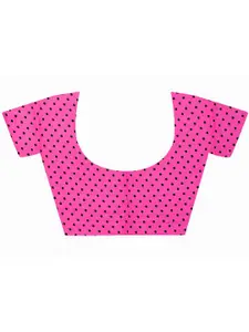 ANAND SAREES Pack Of 2 Poly Georgette Half and Half Saree With Blouse Piece