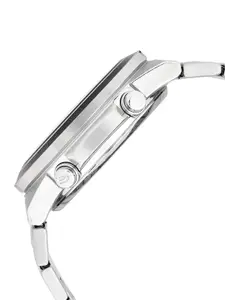 CASIO Men EDifice EFV-C110D-2BDF Blue Ana-Digi Dial Silver Stainless Steel Band ED599