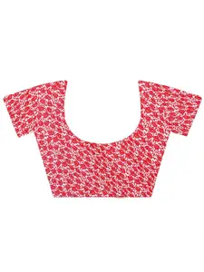 ANAND SAREES Selection Of 2 Floral Printed Sarees