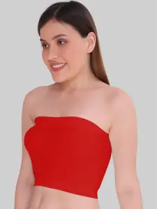 PLUMBURY Full Coverage Bandeau Bra All Day Comfort