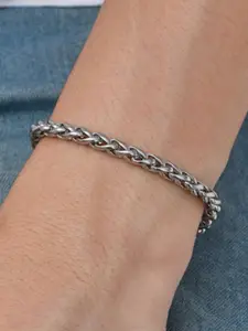 SALTY Men Stainless Steel Link Bracelet