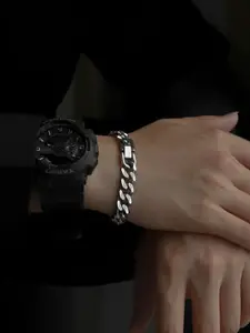 SALTY Men Stainless Steel Link Bracelet