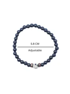 SALTY Men St Of 3 Alpha Adorn Beads Beaded Elasticated Bracelet