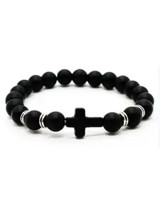 SALTY Men Near God Volcanic Rock-Beaded Elasticated Bracelet
