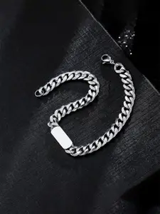 SALTY Men Stainless Steel Link Bracelet