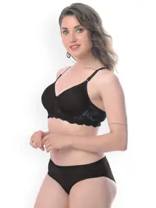 PIBU Cotton Bra Panty Lingerie Set