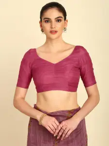 Soch Floral Printed Pure Linen Saree