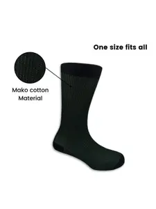 The Tie Hub Men Patterned Cotton Calf Length Socks
