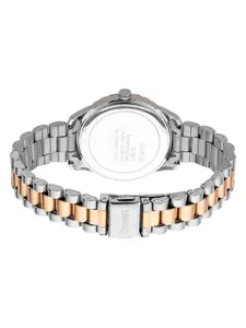 ESPRIT Women Embellished Dial & Stainless Steel Straps Analogue Watch ES1L381M0065