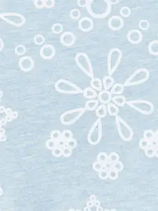 max Floral Printed Round Neck Short Sleeves Cotton T-shirt