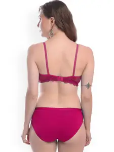 In-Curve Pack Of 2 Cotton  Bra Panty Lingerie Set