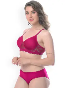In-Curve Cotton Bra Panty Lingerie Set