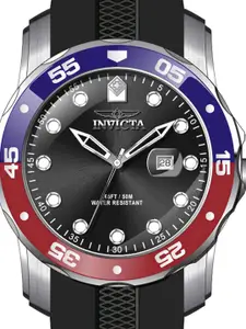Invicta Men Pro Diver Black Dial Quartz Analog Watch 45735