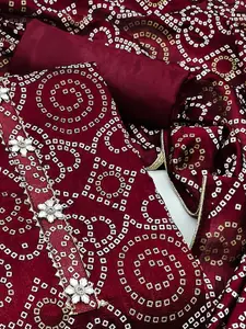 Peachmode Printed Unstitched Dress Material